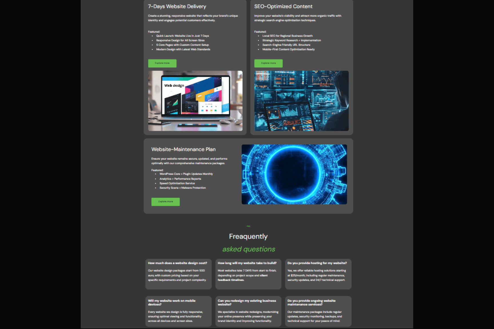 Izrada web stranice i dizajn korisničkog sučelja